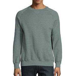 Hanes Nano Premium Vintage Green Crewneck
